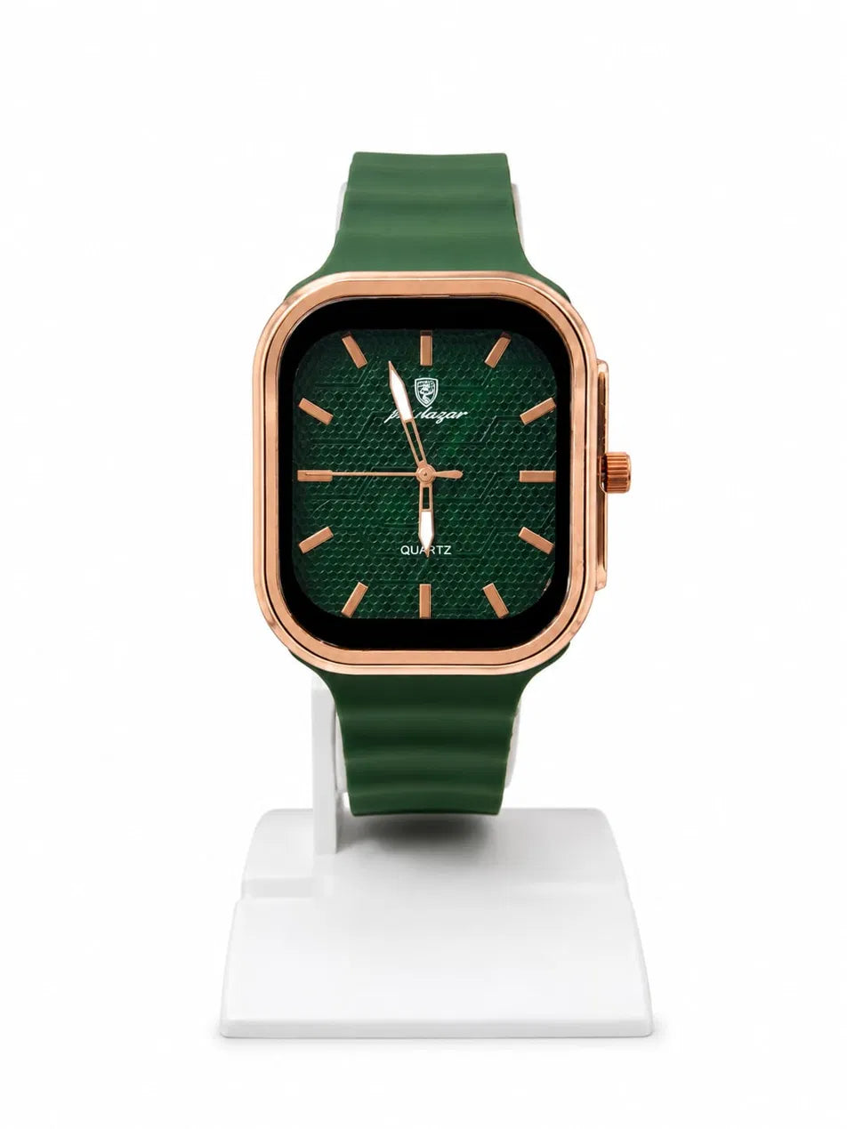 Square-Case Silicone Sport Watches
