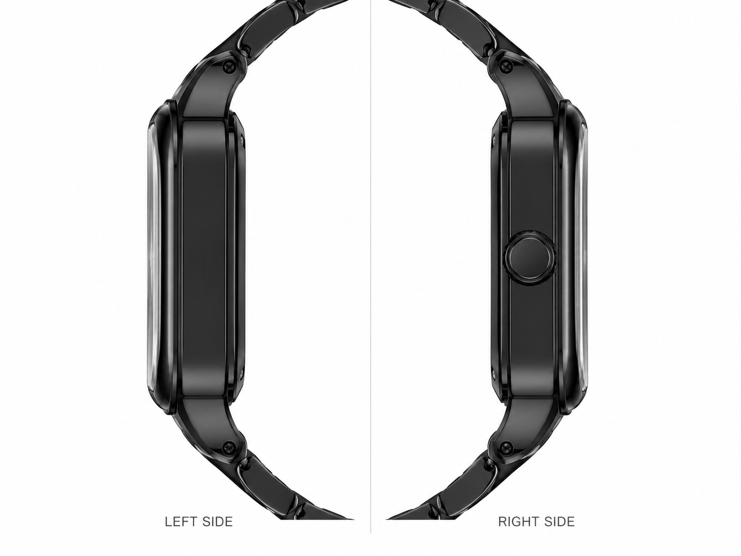 TIMEMORY Black Square Skeleton Automatic Watch